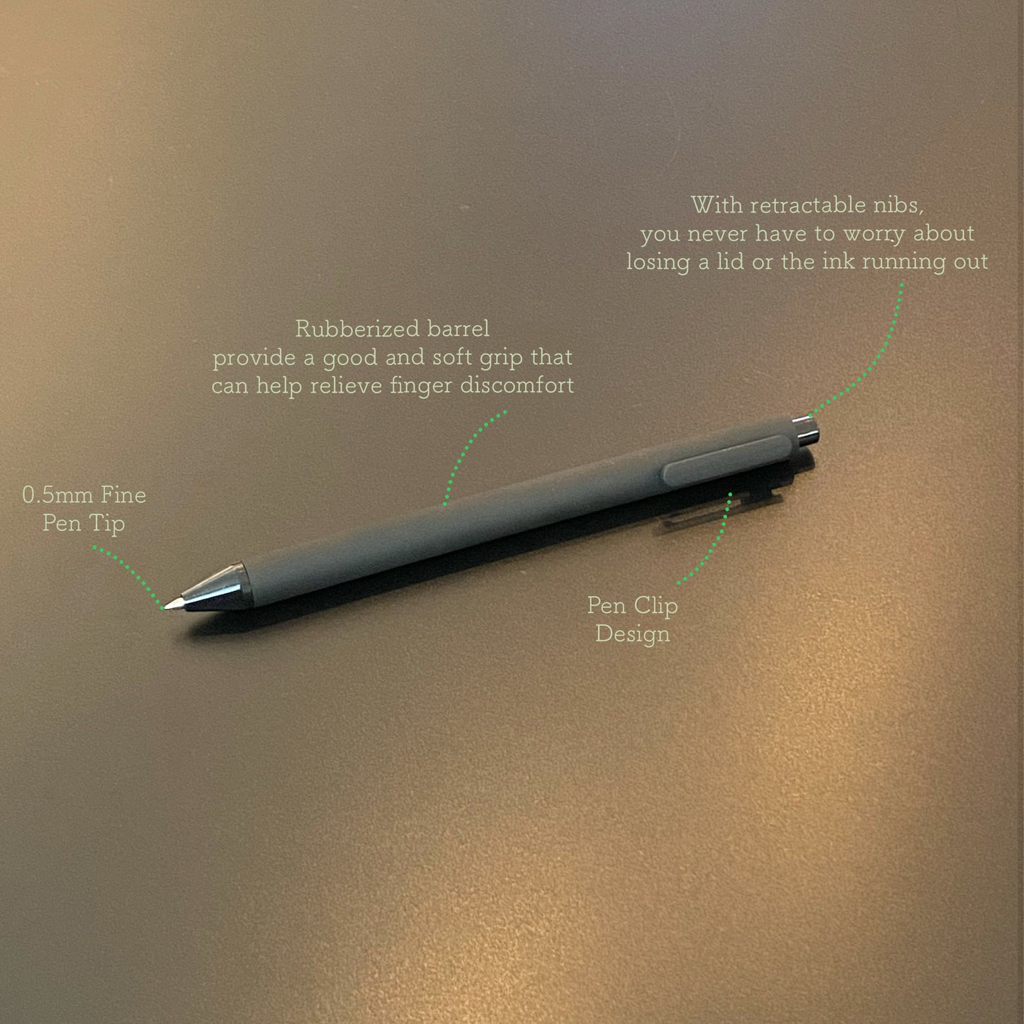 Mountparker retractable gel pens