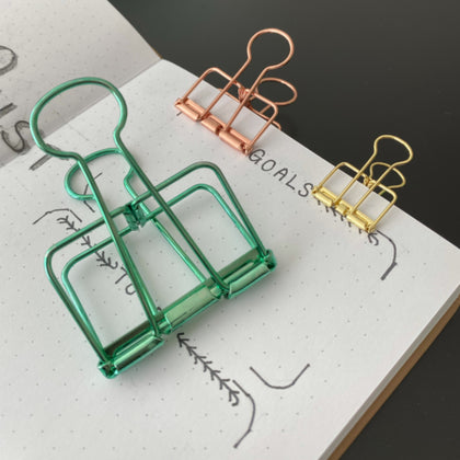 Copenhagen Metal Wire Binder Clips