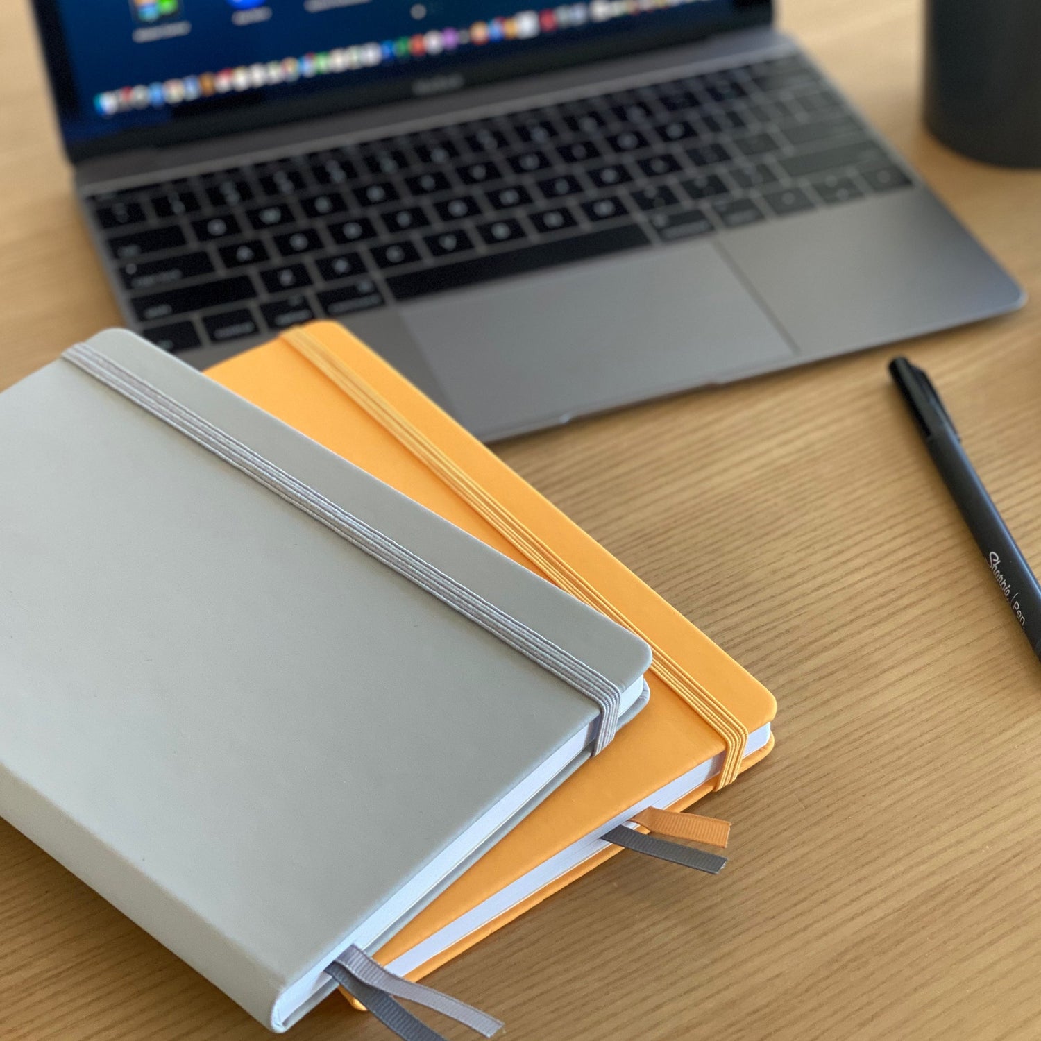 Soft-touch Hardcover Dotted Notebook