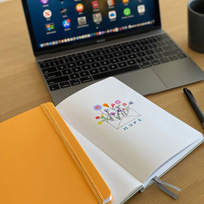 Soft-touch Hardcover Dotted Journal