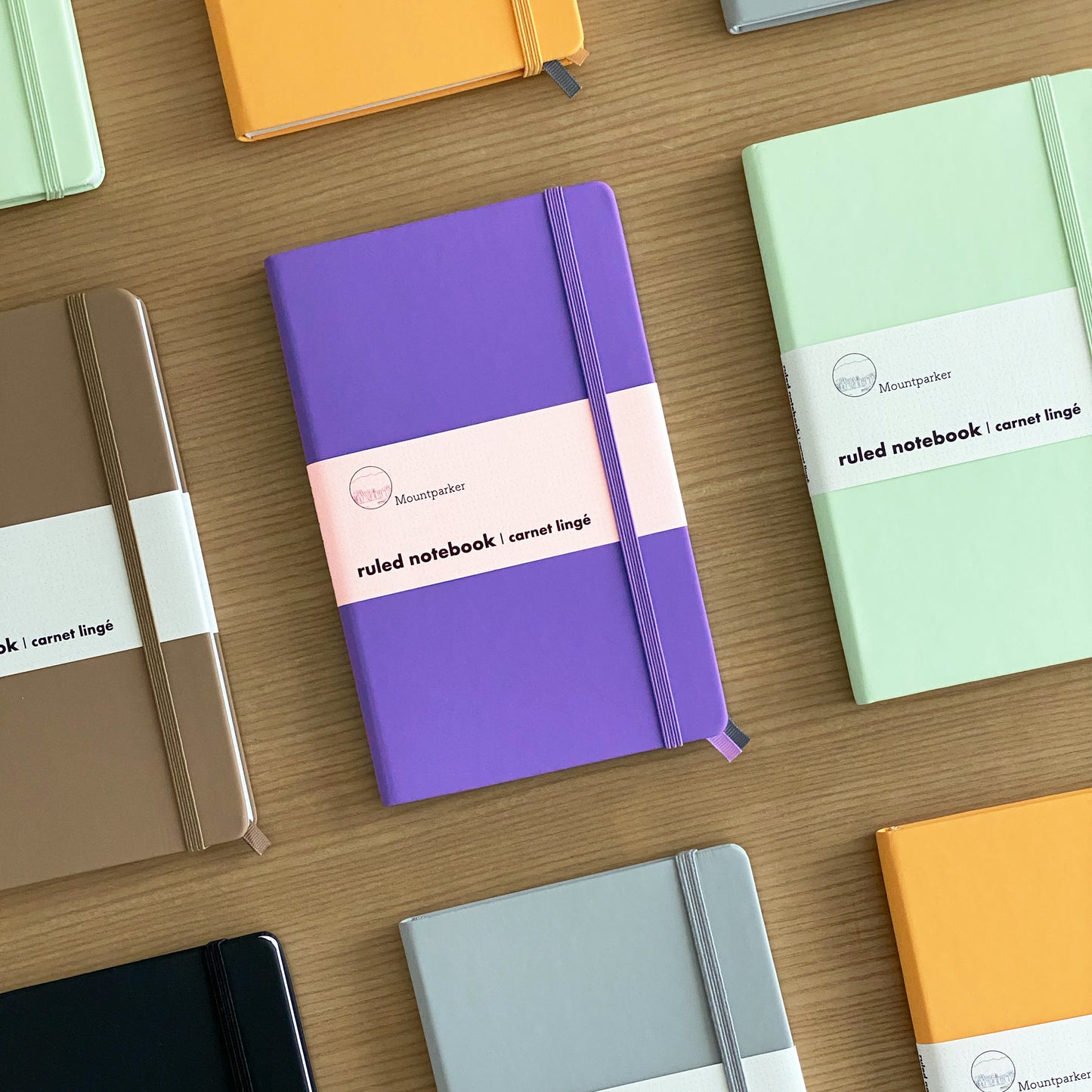 Soft-touch Hardcover Ruled Notebook