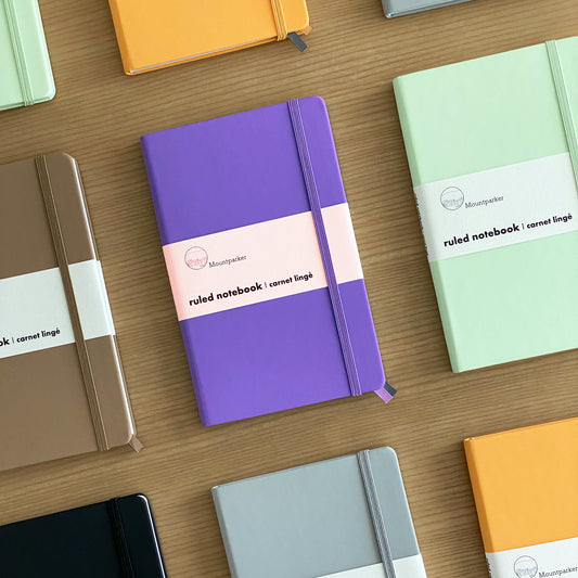 Soft-touch Hardcover Ruled Notebook