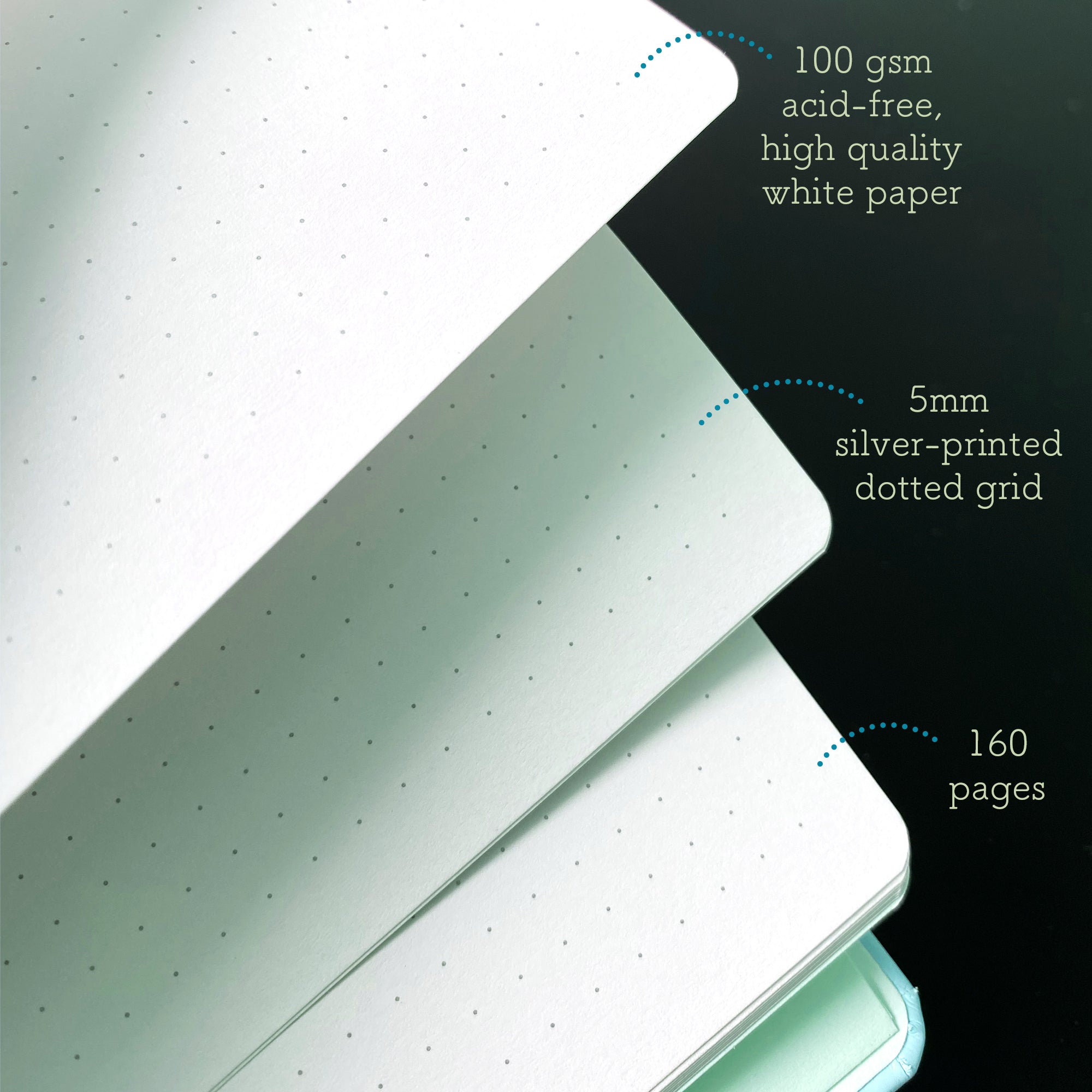 Soft-touch Hardcover Dotted Journal