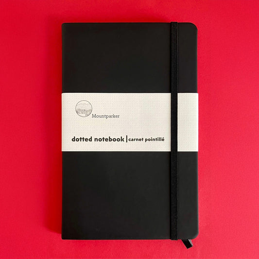 Soft-touch Hardcover Dotted Notebook (Classic Black)