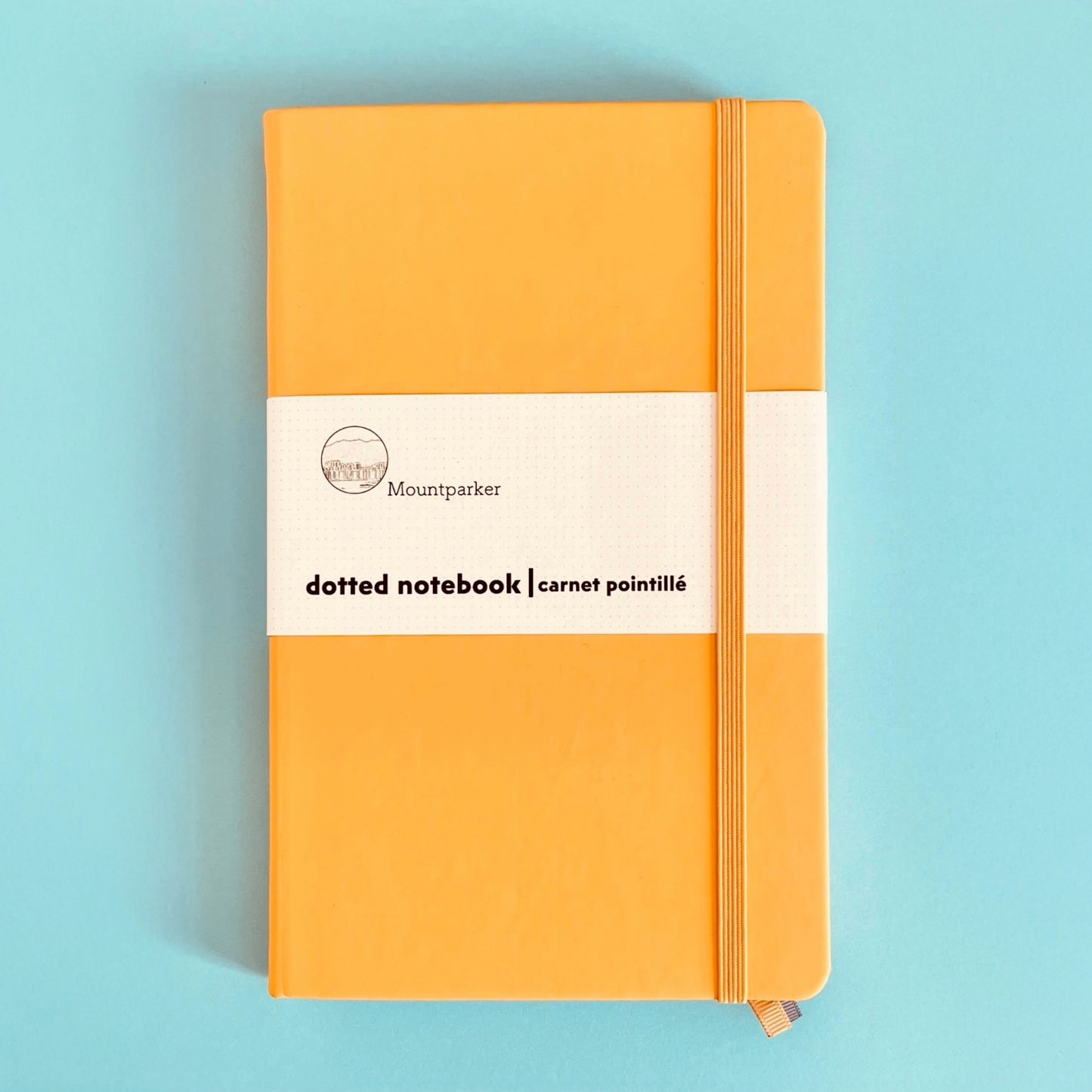 Soft-touch Hardcover Dotted Notebook (Cheerful Orange)