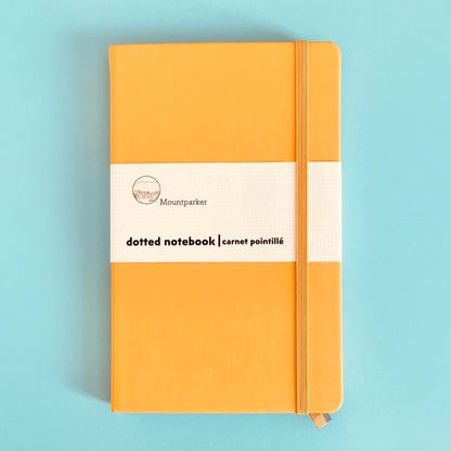 Soft-touch Hardcover Dotted Notebook (Cheerful Orange)