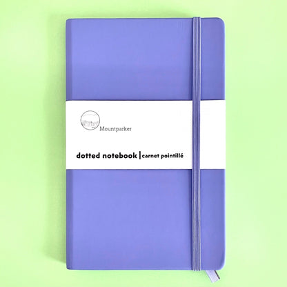 Soft-touch Hardcover Dotted Notebook (Chill Purple)
