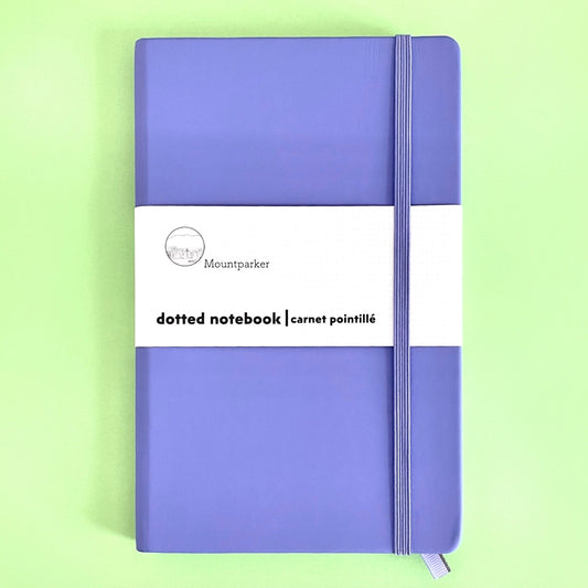 Soft-touch Hardcover Dotted Notebook (Chill Purple)