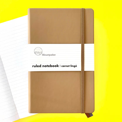 Soft-touch Hardcover Ruled Notebook