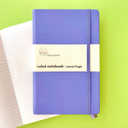 Soft-touch Hardcover Ruled Notebook (Chill Purple)