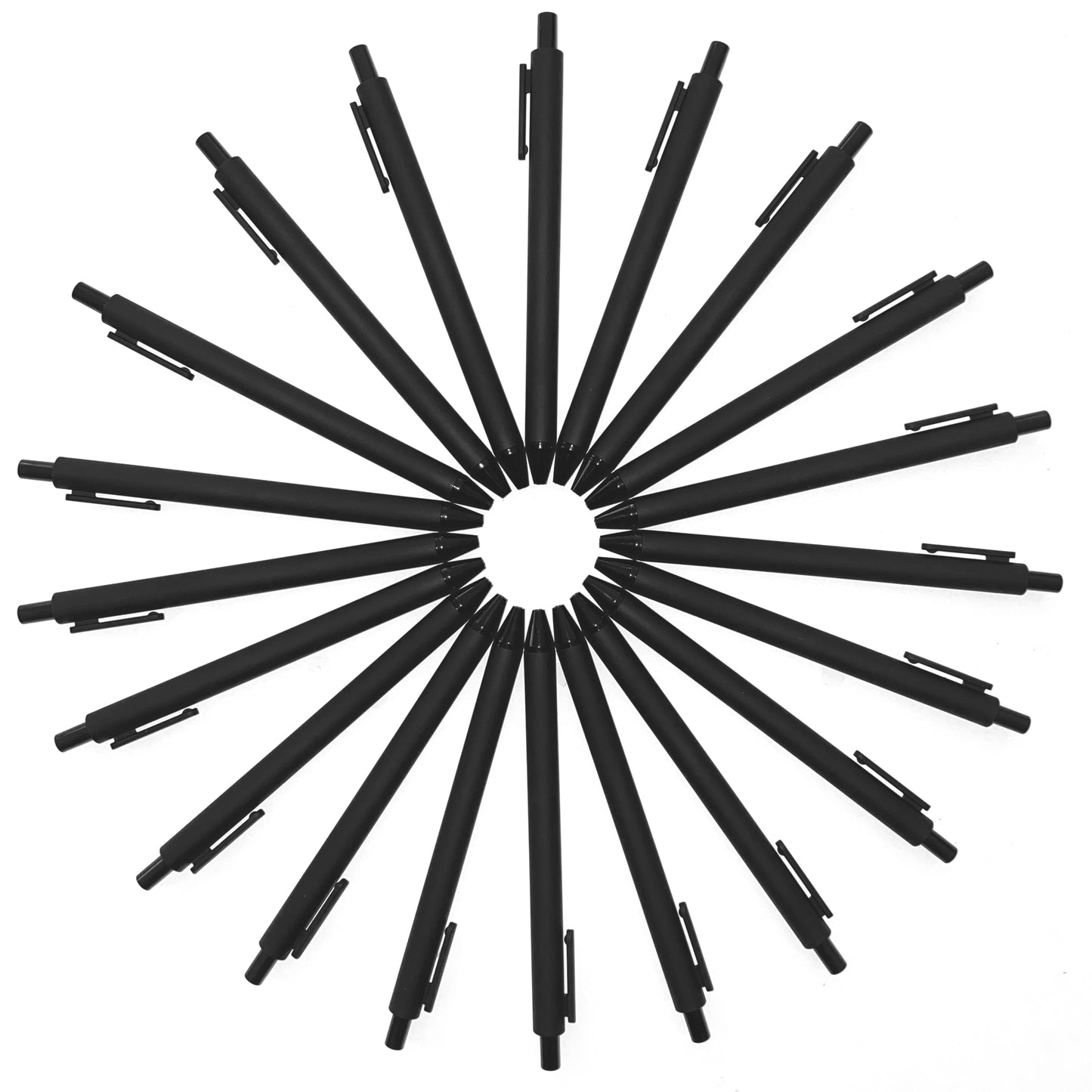 Retractable Black Gel Pens