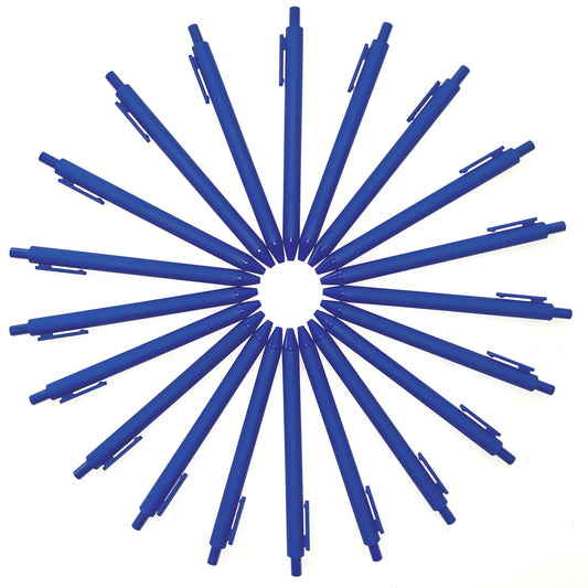 Retractable Blue Gel Pens by Mountparker