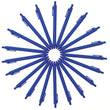 Retractable Blue Gel Pens by Mountparker