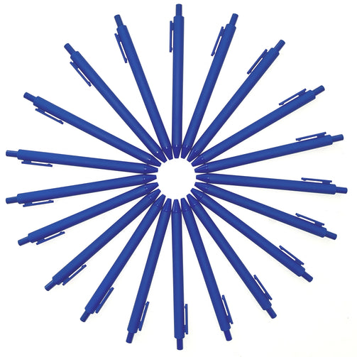 Retractable Blue Gel Pens by Mountparker