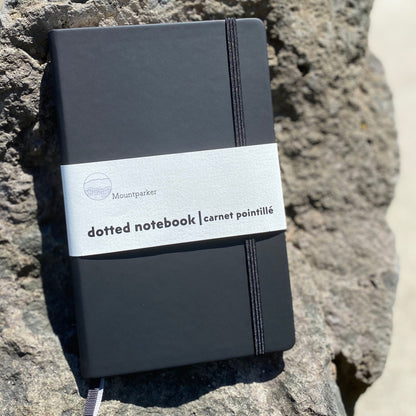 Soft-touch Hardcover Dotted Notebook (Classic Black)