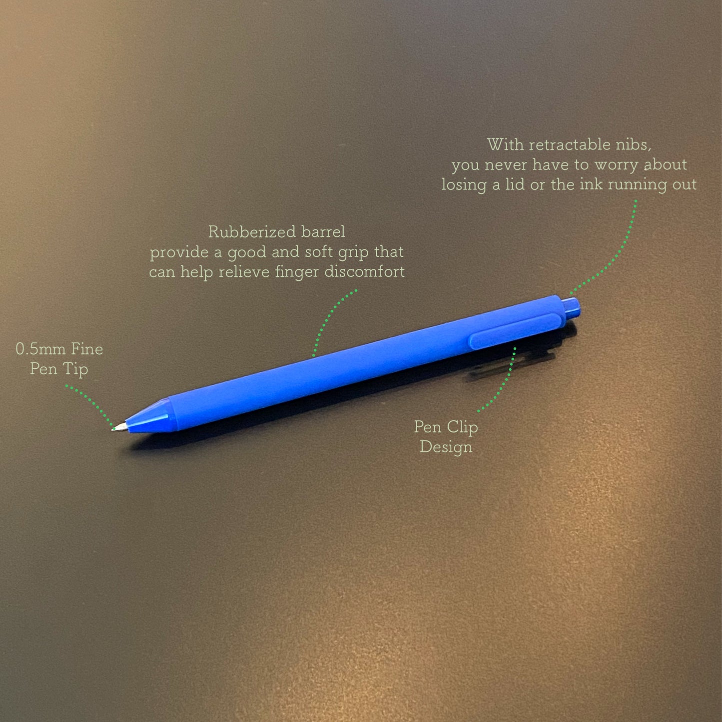 Mountparker retractable gel pens