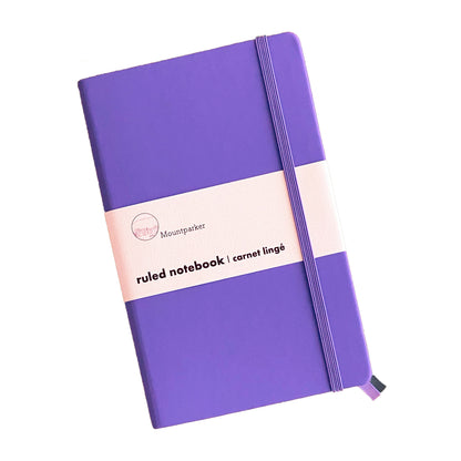 Chill Purple Ruled Lined Notebook