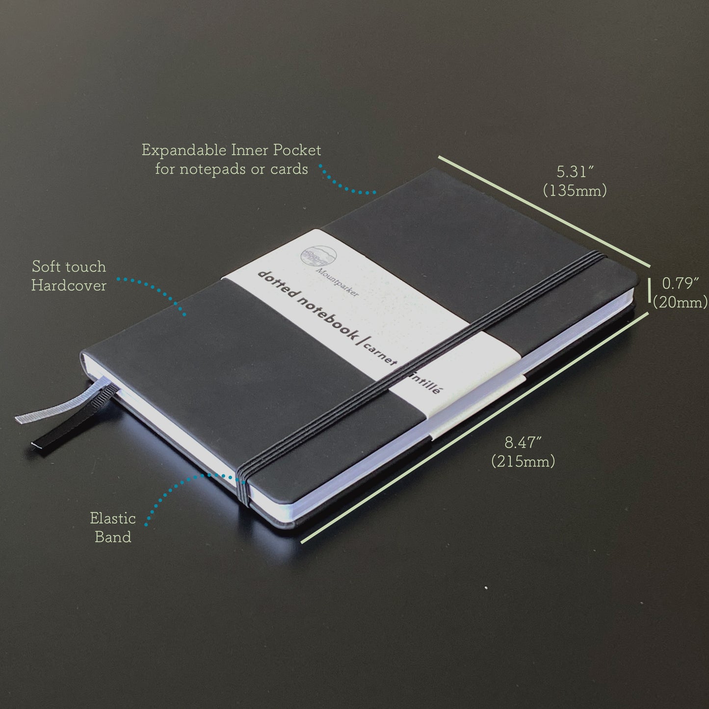 Mountparker-dotted-notebook Planner 