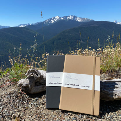 Ruled Lined Notebook Mountparker chill purple matcha green cheerful orange colour lined journal classic black macchiato brown modern grey soft touch hardcover A5