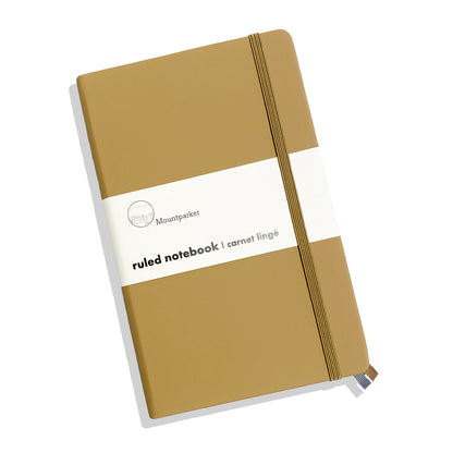 Ruled Lined Notebook Mountparker chill purple matcha green cheerful orange colour lined journal classic black macchiato brown modern grey soft touch hardcover A5